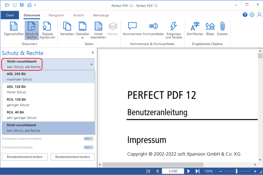 PDF Verschlüsselung PDF Verschlüsselung