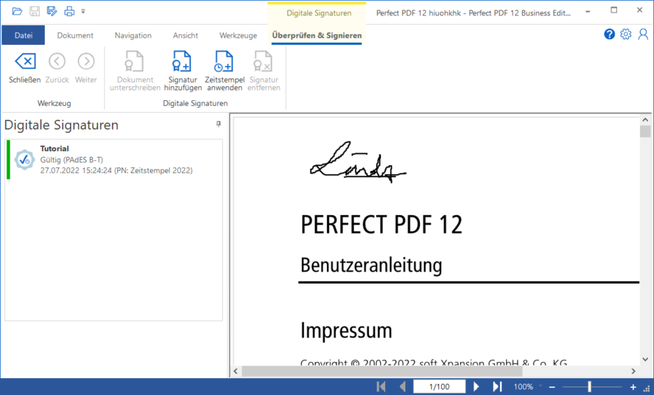 valides Zertifikat valides Zertifikat