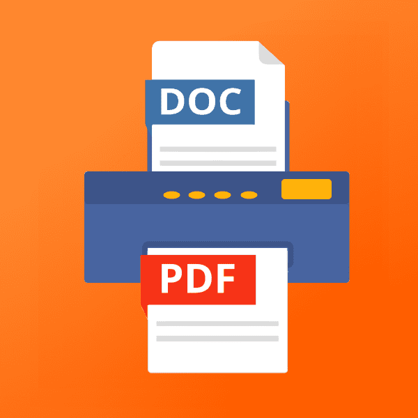 Convert Word to PDF - and many more formats