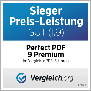 Testergebnis Perfect PDF 9 Premium bei vergleich.org
